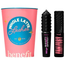 Benefit Cosmetics Whole Latte Lashes Mini Badgal Bang! Volumising and Fan Fest Fanning Mascara Duo