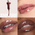 Huda Beauty Faux Filler Shiny Non-Sticky Lip Gloss She Fire