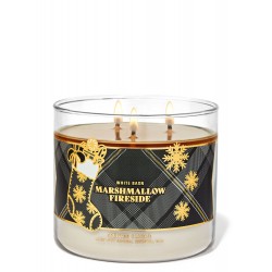 Bath & Body Works Marshmallow Fireside 3 Wick Scented Candle