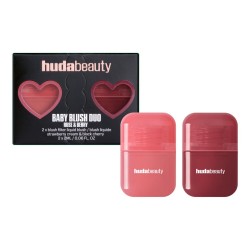 Huda Beauty Baby Blush Duo Rose & Berry Cream